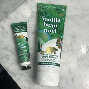Vanilla Bean Noel Hand Cream and Full Sized Body Lotion